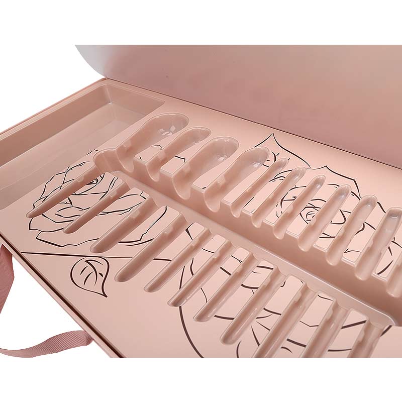 Caja de boutique de embalaje cosmético de marca de maquillaje de moda 3CE