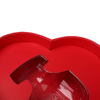 Caja de regalo de embalaje de perfume de boutique de corazón rojo